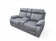 Pending - Brassex Inc. 3-Piece Recliner Set in Grey