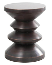 Pending - Brassex Inc. Accent Table Antique Copper Xanthe Accent Table - Available in 2 Colours