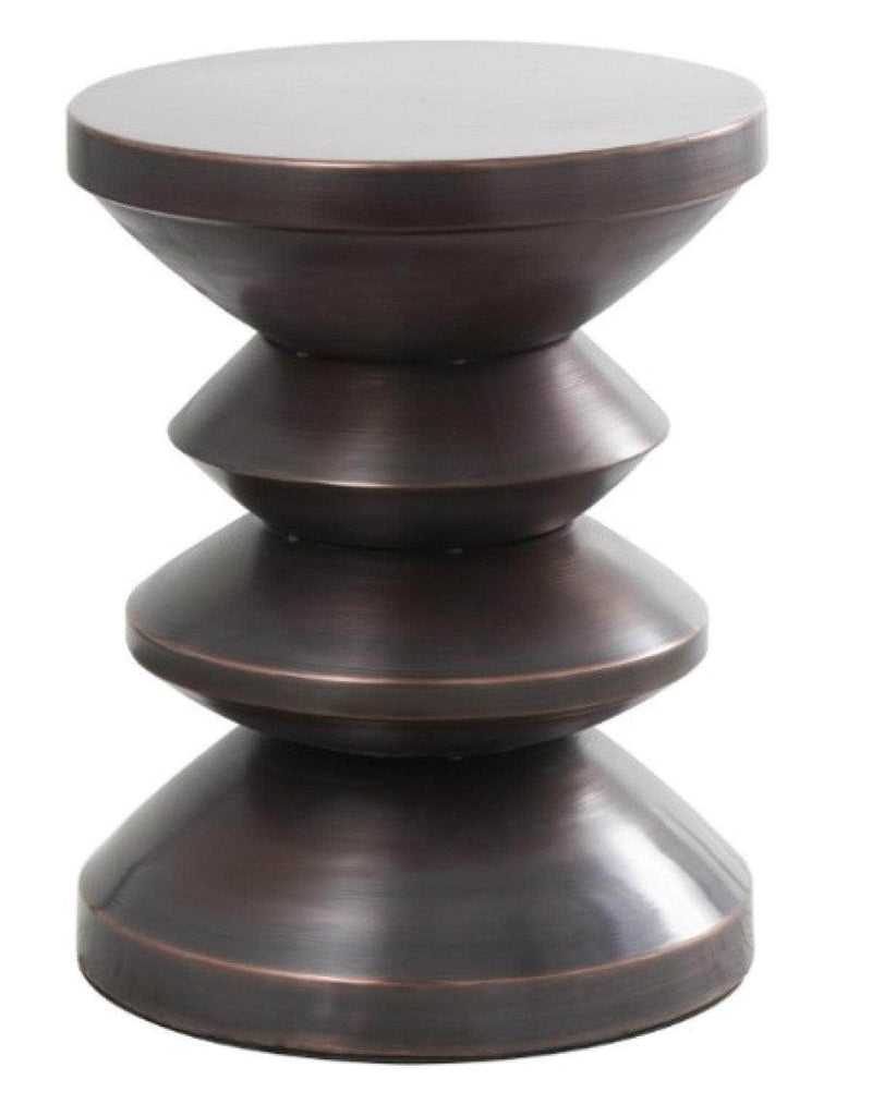 Pending - Brassex Inc. Accent Table Antique Copper Xanthe Accent Table - Available in 2 Colours