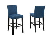 Pending - Brassex Inc. Blue Avery 29'' Bar Stool, Set of 2 - Available in 3 Colours
