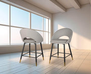 Pending - Brassex Inc. Counter Stool Mila Counter Stool, Set of 2 - Available in 3 Colours