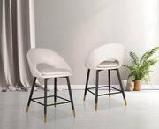 Pending - Brassex Inc. Counter Stool Mila Counter Stool, Set of 2 - Available in 3 Colours