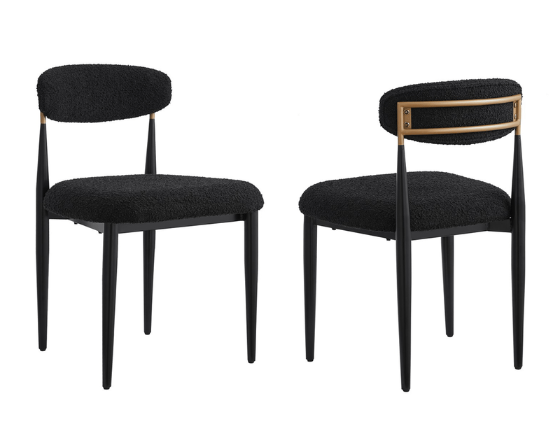 Pending - Brassex Inc. Dining Chair Black Kodi Dining Chair, Set of 2 - Available in 3 Colours