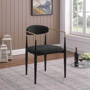Pending - Brassex Inc. Dining Chair Black Mykos Dining Chair, Set of 2 - Available in 2 Colours