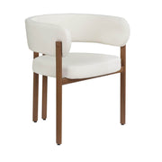 Pending - Brassex Inc. Dining Chair Cream/Walnut Caliste Dining Chair, Set of 2 - Available in 2 Colours