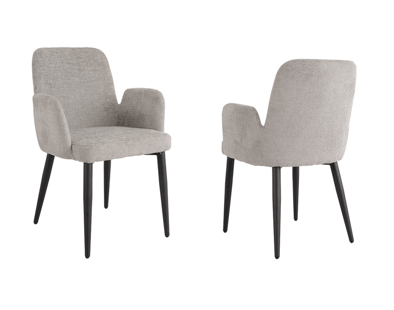 Pending - Brassex Inc. Dining Chair Grey Allora Dining Chair, Set of 2 - Available in 2 Colours