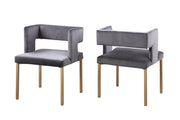Pending - Brassex Inc. Dining Chair Grey Anthony Dining Chair, Set of 2 - Available in 2 Colours