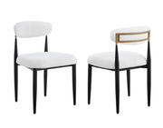 Pending - Brassex Inc. Dining Chair White/Black Kodi Dining Chair, Set of 2 - Available in 3 Colours