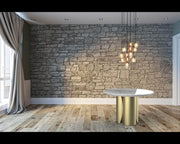 Pending - Brassex Inc. Dining Table Hugo Dining Table in Gold