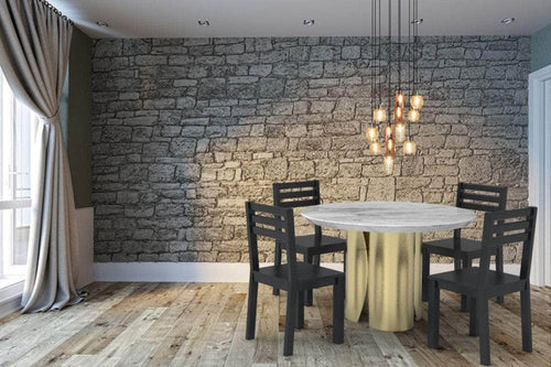 Pending - Brassex Inc. Dining Table Hugo Dining Table in Gold