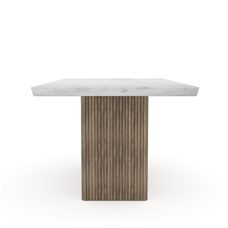 Pending - Brassex Inc. Dining Table Messa Dining Table in Grey Wash