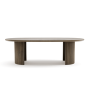 Pending - Brassex Inc. Dining Table Odilia Dining Table in Walnut