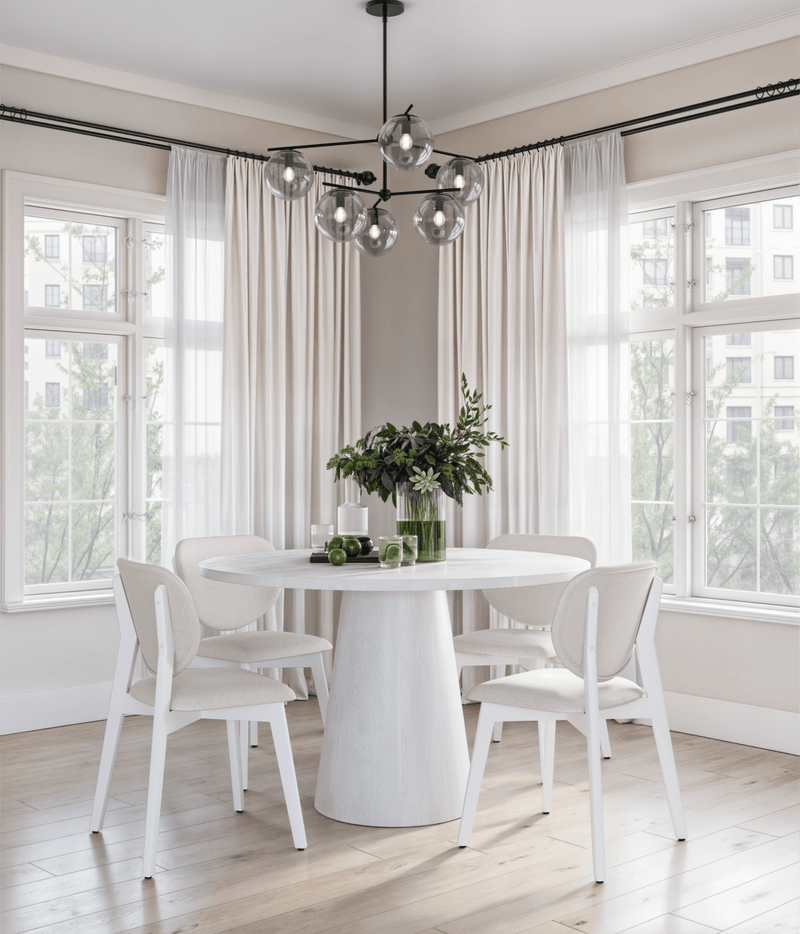 Pending - Brassex Inc. Dining Table Wynter Dining Table in White Vigo