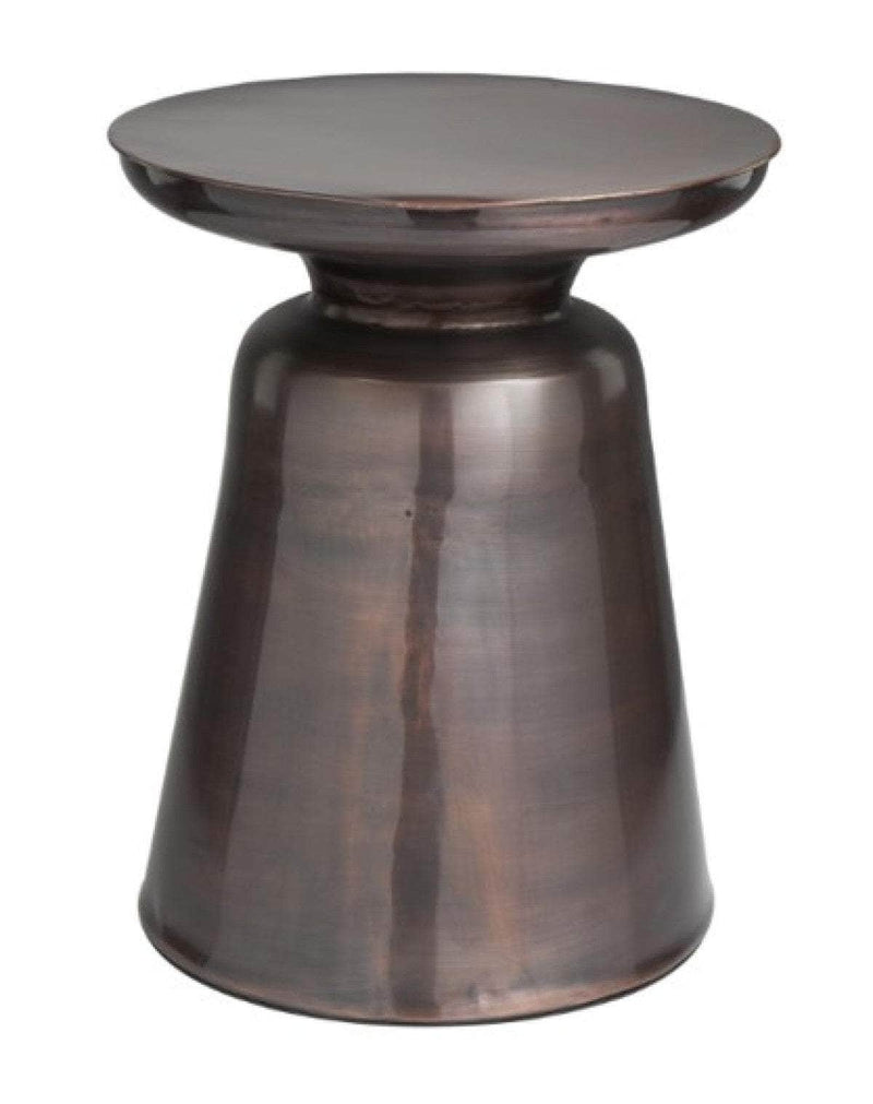 Pending - Brassex Inc. End Table Antique Copper Eloise Accent Table - Available in 2 Colours