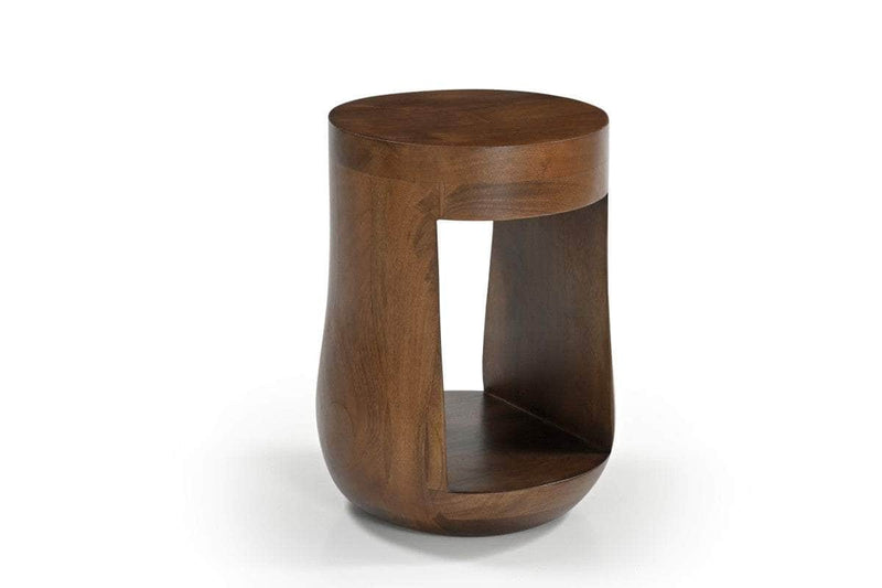 Pending - Brassex Inc. End Table Aubrey Accent Table in Walnut