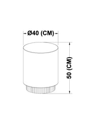 Pending - Brassex Inc. End Table Byron Accent Table in Espresso