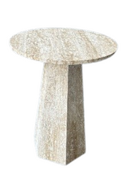 Pending - Brassex Inc. End Table Cream Zion Side Table - Available in 2 Colours