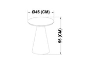 Pending - Brassex Inc. End Table Savannah Accent Table in Espresso