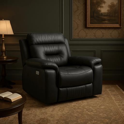 Pending - Brassex Inc. Nelson 3-Piece Recliner Set in Black