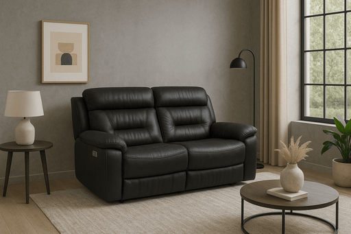 Pending - Brassex Inc. Nelson 3-Piece Recliner Set in Black