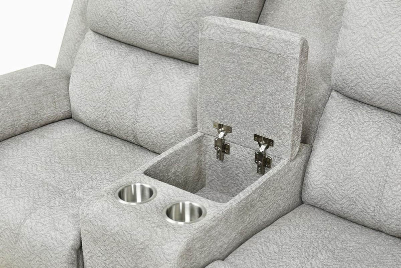 Pending - Brassex Inc. Power Recliner Love Seat in Beige