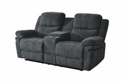 Pending - Brassex Inc. Power Recliner Love Seat in Charcoal