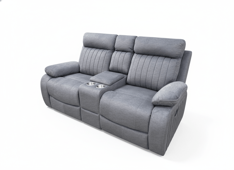 Pending - Brassex Inc. Recliner Loveseat in Grey
