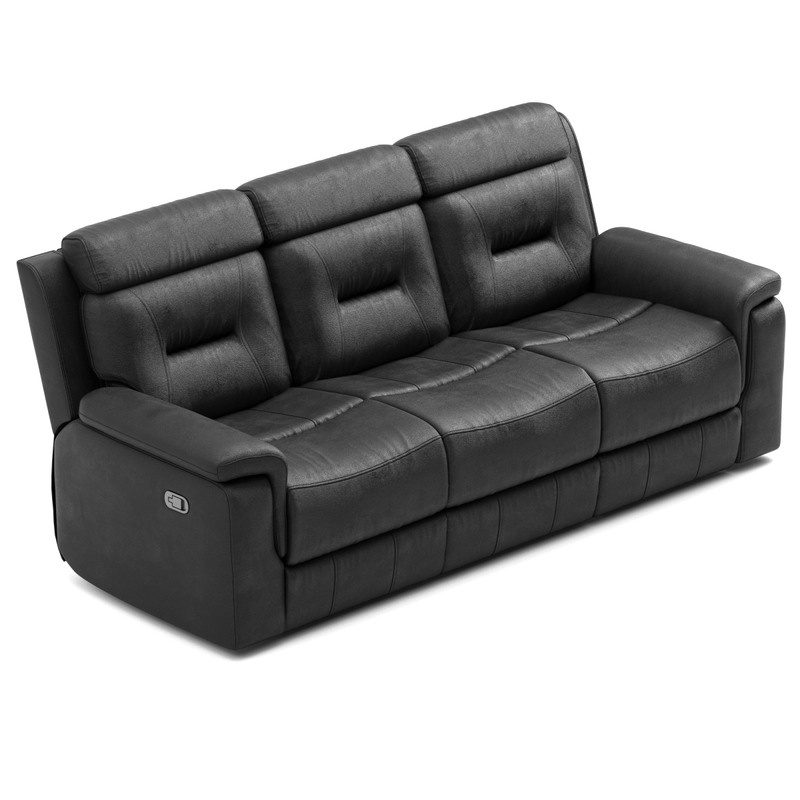 Pending - Brassex Inc. Reclining Sofas Nelson Recliner Sofa in Black