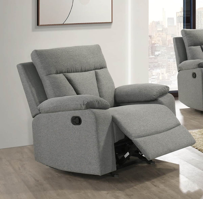 Pending - Brassex Inc. Rocker/Recliner - Grey