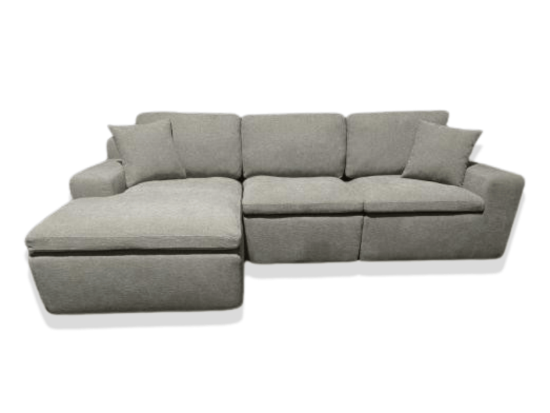 Pending - Brassex Inc. Sectional Sofa Beige Soho Foam Sectional Sofa - Available in 2 Colours