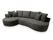 Pending - Brassex Inc. Sectional Sofa Brown Ibiza All Foam Sectional Sofa - Available in 2 Colours