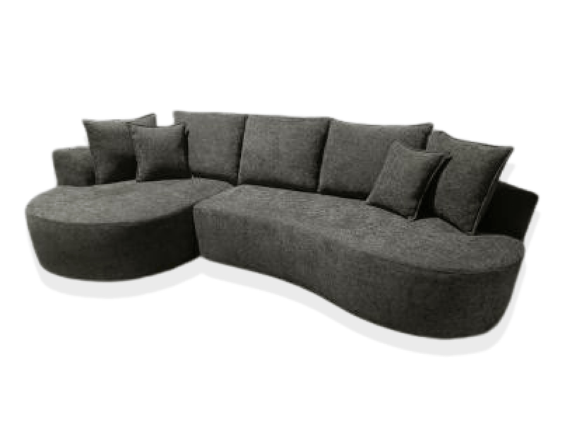 Pending - Brassex Inc. Sectional Sofa Brown Ibiza All Foam Sectional Sofa - Available in 2 Colours
