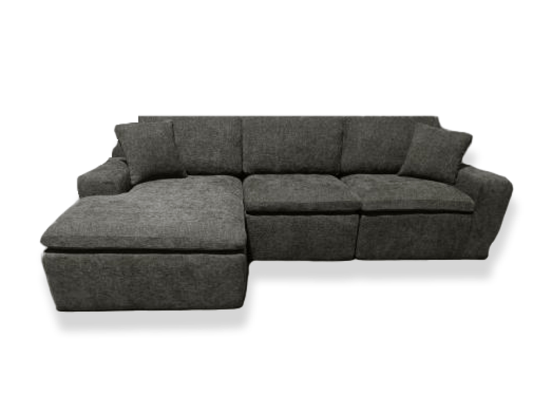 Pending - Brassex Inc. Sectional Sofa Brown Soho Foam Sectional Sofa - Available in 2 Colours