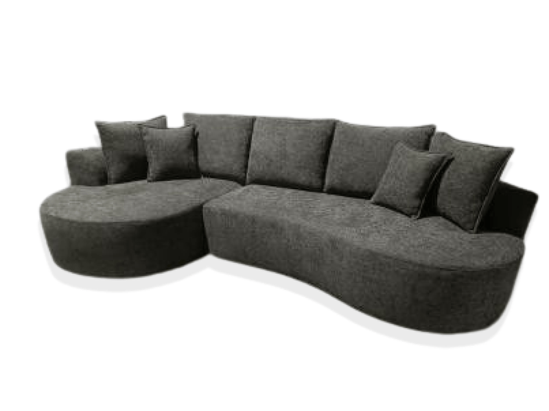 Pending - Brassex Inc. Sectional Sofa Ibiza All Foam Sectional Sofa - Available in 2 Colours