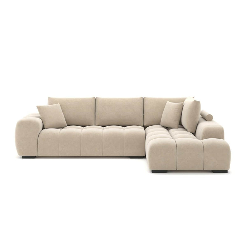Pending - Brassex Inc. Sectional Sofa Zara Sectional Sofa with Right Facing Chaise in Beige