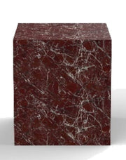 Pending - Brassex Inc. Side Table Burgundy Silas Side Table - Available in 3 Colours