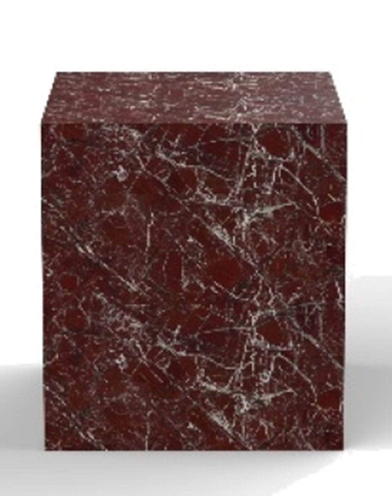Pending - Brassex Inc. Side Table Burgundy Silas Side Table - Available in 3 Colours