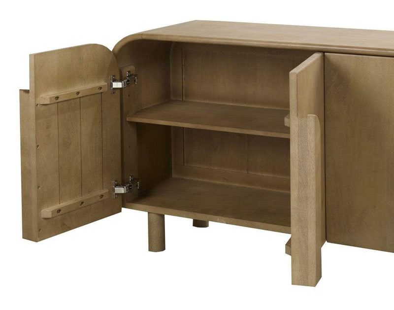 Pending - Brassex Inc. Sideboard Lyanna Side Board in Natural Oak