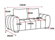 Pending - Brassex Inc. Sofa - Rust