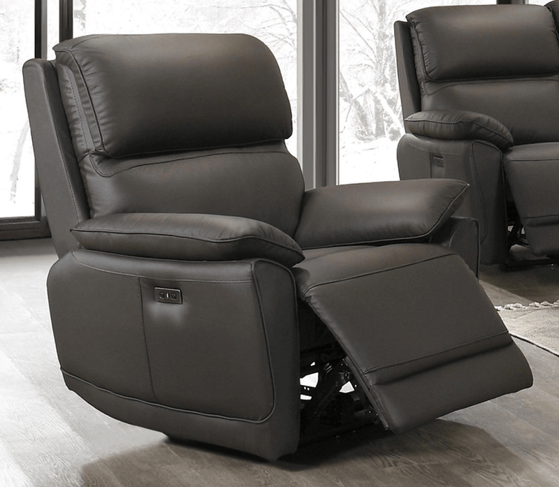 Pending - IFDC Chocolate Brown Beckett Power Recliner Chair - Available in 3 Colours