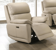 Pending - IFDC Cream Beige Beckett Power Recliner Chair - Available in 3 Colours