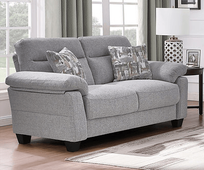 Pending - IFDC Grey Remington Loveseat - Available in 2 Colours