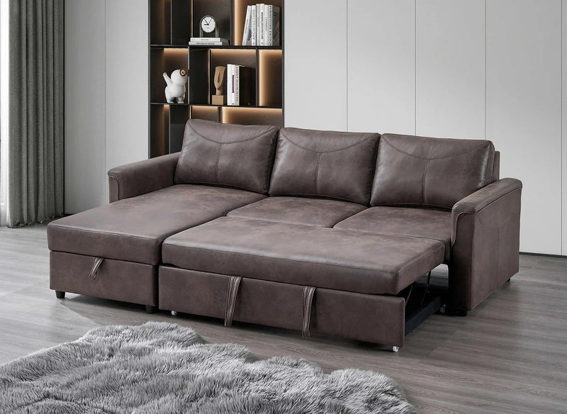 Pending - IFDC IF-9076 Sectional Sofa Bed - Available in 2 Configurations