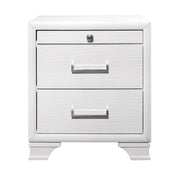 Pending - IFDC Jordyn White Bedroom Platform Storage Set - Available in 3 Sizes