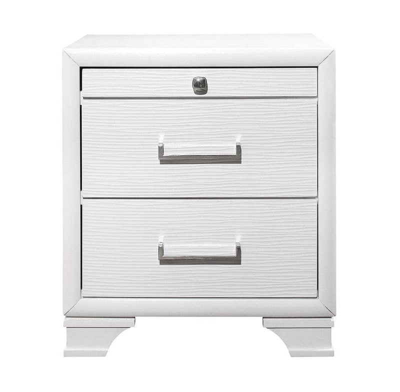 Pending - IFDC Jordyn White Bedroom Platform Storage Set - Available in 3 Sizes