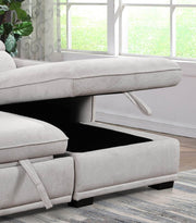 Pending - IFDC Light Grey Sleeper Sectional - Available in 2 Configurations