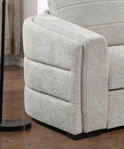 Pending - IFDC Light Grey Tufted Sleeper Sectional - Available in 2 Configurations