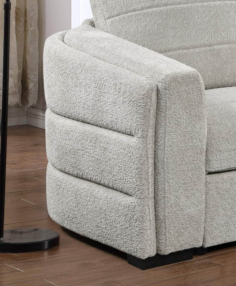 Pending - IFDC Light Grey Tufted Sleeper Sectional - Available in 2 Configurations