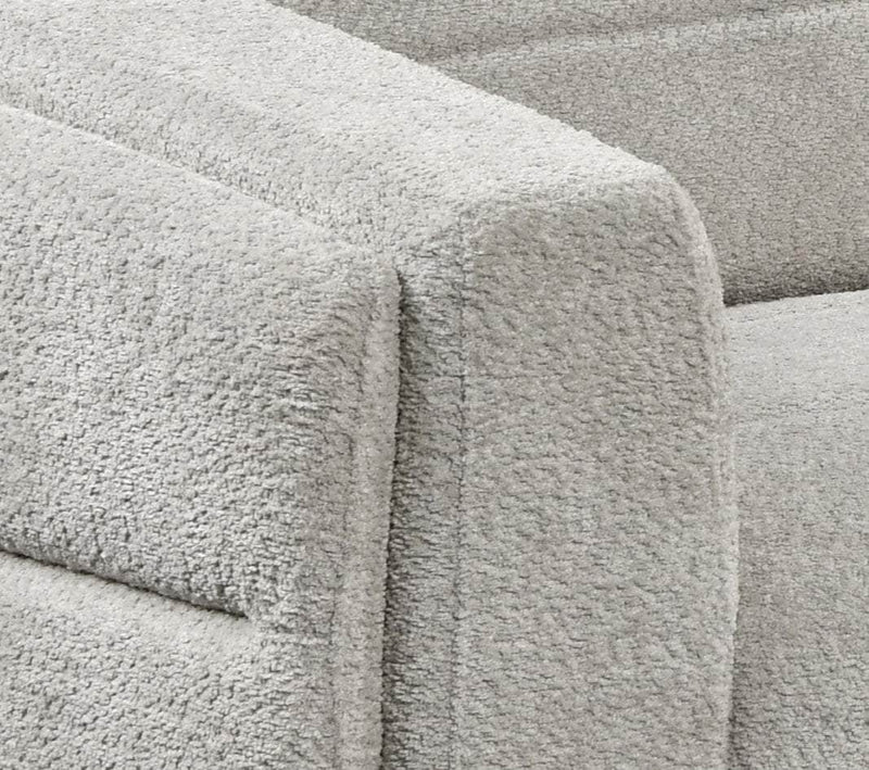 Pending - IFDC Light Grey Tufted Sleeper Sectional - Available in 2 Configurations