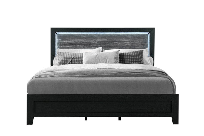 Pending - IFDC Reid Black Bedroom Set - Available in 3 Sizes